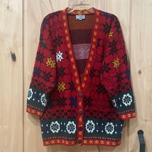 Vintage Oversized Cardigan Sweater